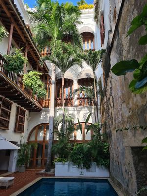 outside area at Alma in Cartagena