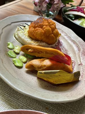 Cauliflower bake  at Alma in Cartagena