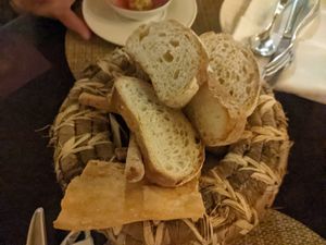 Complementary bread - 3.5/5 at Alma in Cartagena