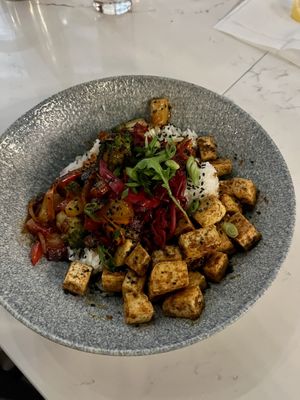 Blackened Teri Bowl  at The Table Bistro in Abbotsford