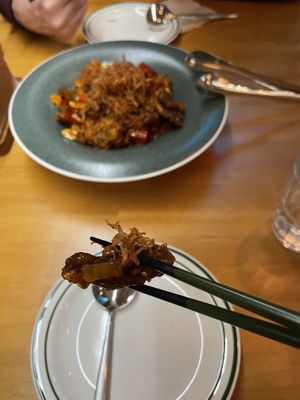 Meat in spicy sauce  at ALT.a - Dosan in Seoul