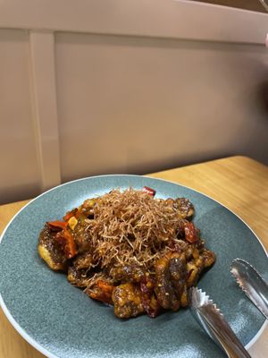 Meat in spicy sauce  at ALT.a - Dosan in Seoul