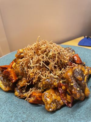 Meat in spicy sauce  at ALT.a - Dosan in Seoul