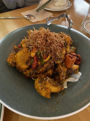 Spicy meat    at ALT.a - Dosan in Seoul