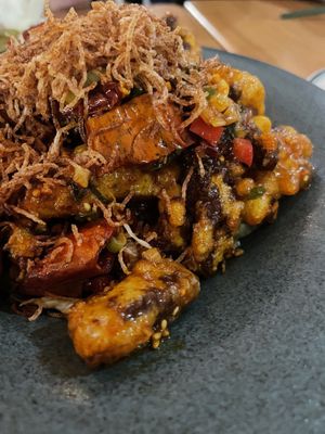 Meat in spicy sauce   at ALT.a - Dosan in Seoul