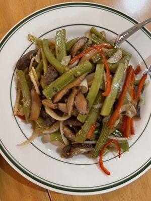 Asparagus and veggies   at ALT.a - Dosan in Seoul