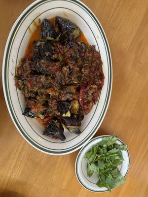 Spicy eggplant   at ALT.a - Dosan in Seoul