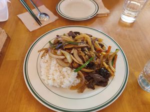 Japchae fried rice at ALT.a - Dosan in Seoul