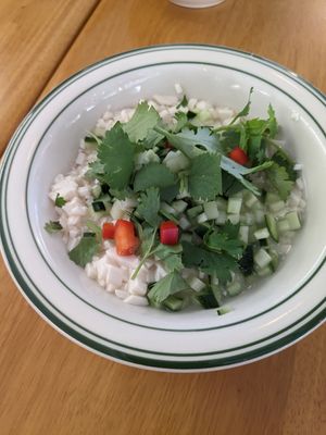Tofu salad at ALT.a - Dosan in Seoul
