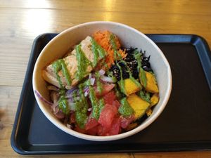 Tofu Genovese(I think) at Down to Plant - Nogizaka in Tokyo