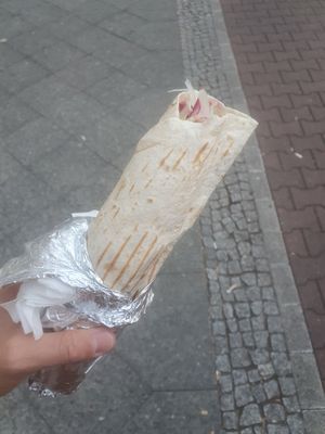 Vegan Dürüm Döner 🤤 at Kurt Kebab in Berlin