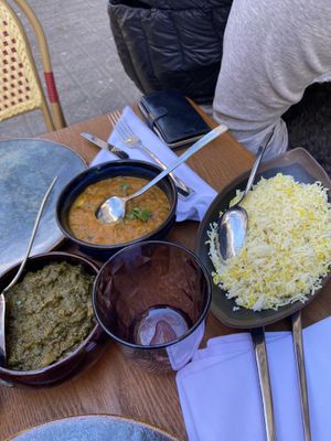 Opciones veganos 🌱  at Indian Restaurant Chilli in Barcelona