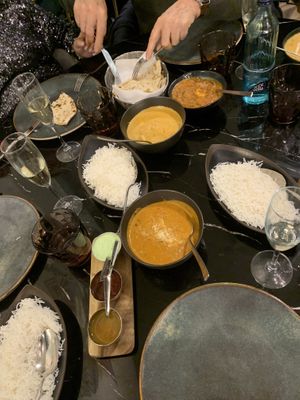 Curry  at Indian Restaurant Chilli in Barcelona