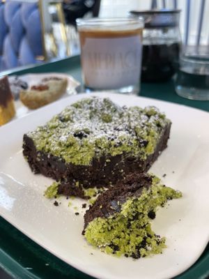 Matcha brownie   at MEPLACE - 미플레이스 in Seoul