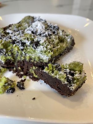 Matcha brownie  at MEPLACE - 미플레이스 in Seoul