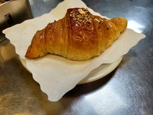 Vegan cornetto at Danesi Caffe in Rome