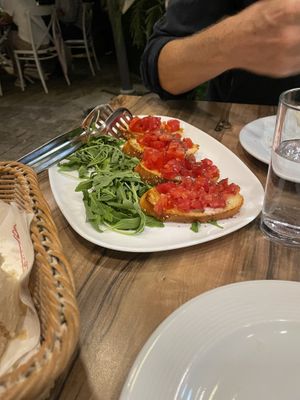 Tomato bruschetta   at Belvedere in Ohrid