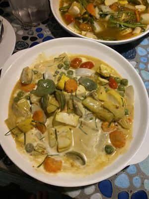 Green curry  at Wooden Hut in Koh Kut
