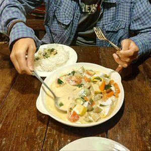 Green Curry, 160 thb at Wooden Hut in Koh Kut