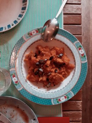 Pumpkin Dessert at Kitchen 151 in Brussels