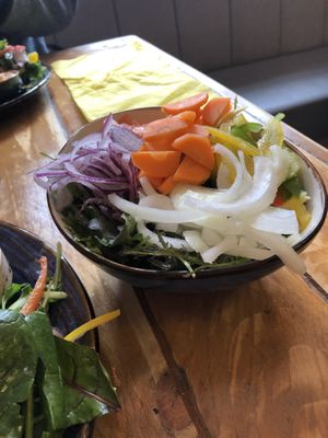 Side salad  at Captain Jack in Newtownards