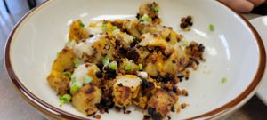 Loaded potatoes at Aurora's Cafe and Gifts in Syracuse