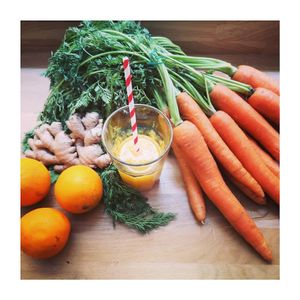 Fresh daily fruit juice. Yammy ! at Ma Pause Bio in Narbonne
