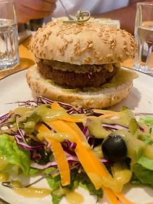 Veggie Burger   at Ma Pause Bio in Narbonne