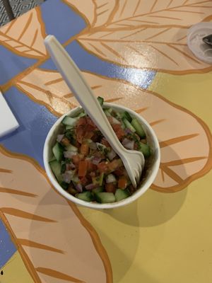 Black eyed “peace” hummus bowl :). Delicious whole-food based! #Veganuary at Heal Mpls - Herbs Eats All Love in Minneapolis