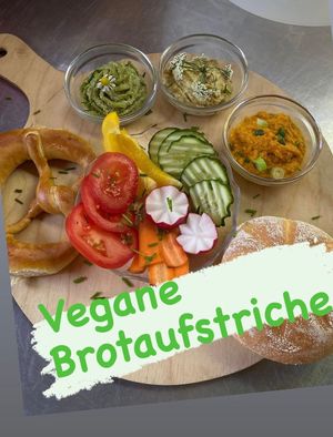 Vegane Frühstücksplatte  at Mühlenstübel in Sasbach