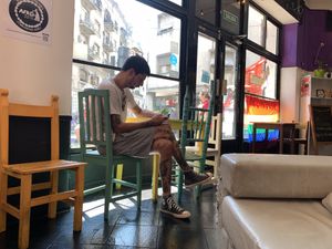 You can eat on site, or take away   at La Vegana in Buenos Aires