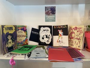 Zines  at La Vegana in Buenos Aires