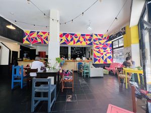 Inside  at La Vegana in Buenos Aires