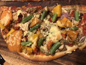 Vegetali pizza   at Winnie Bagoes Ferrymead in Christchurch