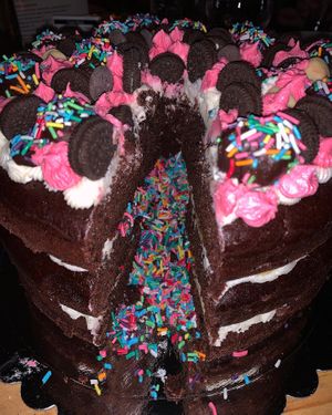 I purchased vegan sprinkles for her to add to the center!   at Upbeet Kai  in Christchurch