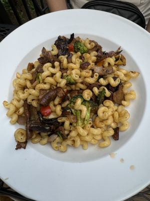 Wild mushroom medallion   at Out Aza Blue in Gales Creek