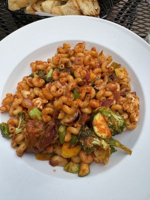 Pasta marinara   at Out Aza Blue in Gales Creek