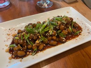 BRAISED PEANUTS - MEH at Agapi Bistro + Garden in Pensacola