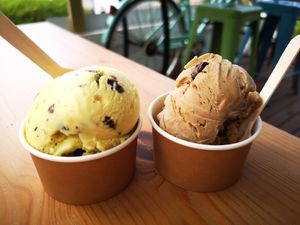 Banana Choc Chip and Coffee & Coconut at Rubie's Place in Dwellingup