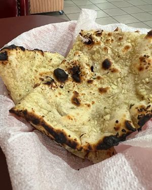 Vegan Garlic Naan  at India Town in Wyoming
