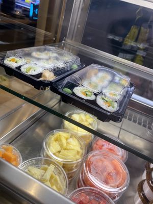 Vegetable Sushi  at Kaffi Kvika in Myvatn