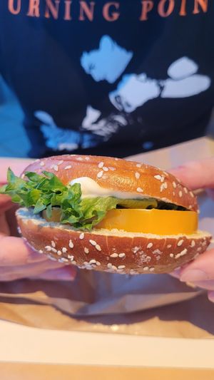 "Bagel" at Kaffi Kvika in Myvatn