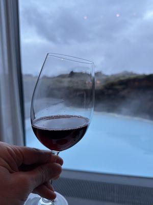 Not red wine   at Lava Restaurant in Grindavik