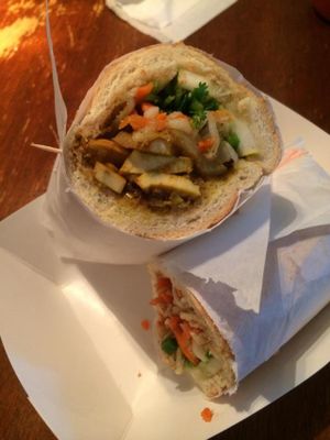 Lemongrass bean curd sandwich at Oh Mai Vietnamese Sandwich Kitchen in South Salt Lake