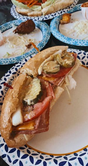 vegan bacon sub at Lotus Vegan Restaurant in Pinellas Park