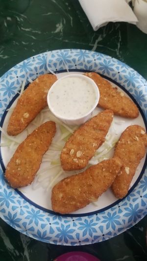 Vegan nuggets at Lotus Vegan Restaurant in Pinellas Park