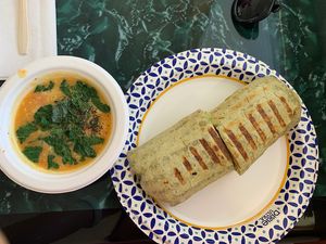 Portobello wrap  at Lotus Vegan Restaurant in Pinellas Park