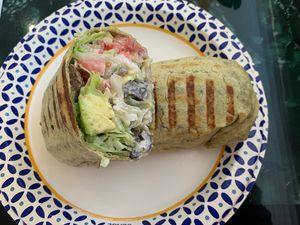 Portobello wrap  at Lotus Vegan Restaurant in Pinellas Park