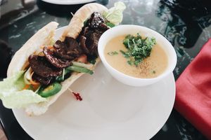 banh mi at Lotus Vegan Restaurant in Pinellas Park