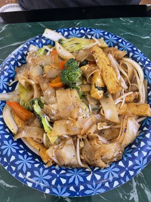 Wow. Delicious Lotus Noodles    at Lotus Vegan Restaurant in Pinellas Park